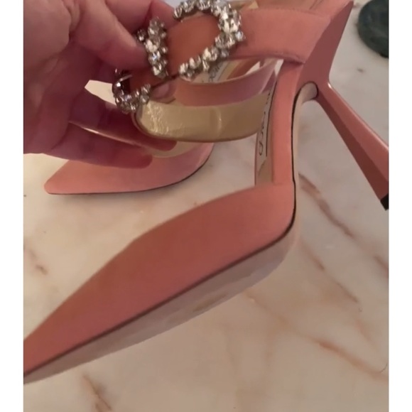 JIMMY CHOO PINK SMOKEY PUMP - Picture 5 of 6